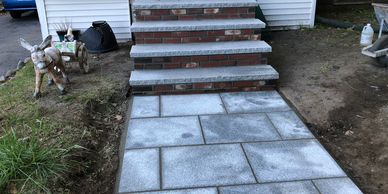 Lyn brick step repairs