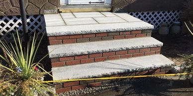 Beverly brick step repairs