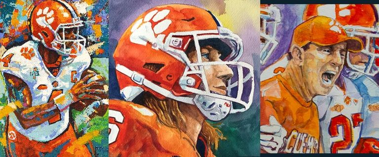#clemson art #allin #cufb #clemsontigers #tlaw16 #dabo #clemson football #letsgo