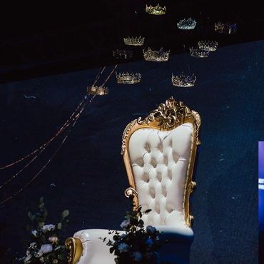 Duplicate image — same alt text: Conor McGregor seated on gold and black lion throne promoting Bucked Up energy drink.