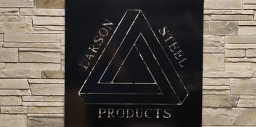 laser cut company logo sign