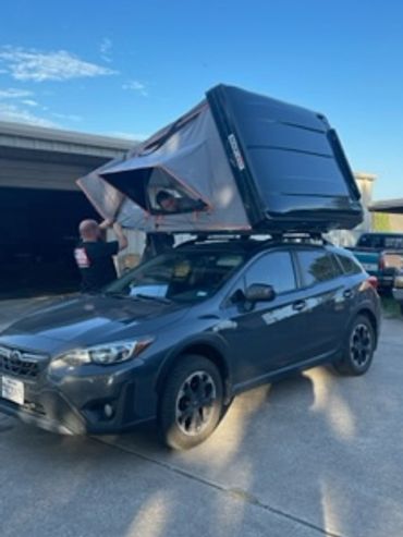 Setting up our Roofnest for anywhere quick getaways