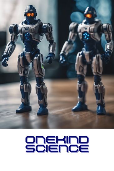 AI Robot Hero Figures