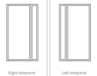 Side panels available on all GRP and Solid Core composite doors from Mansfield Front Doors.