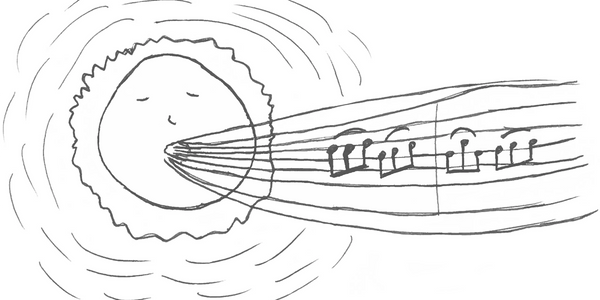 Isaiah Fay Art Sun singing logos mythos into reality