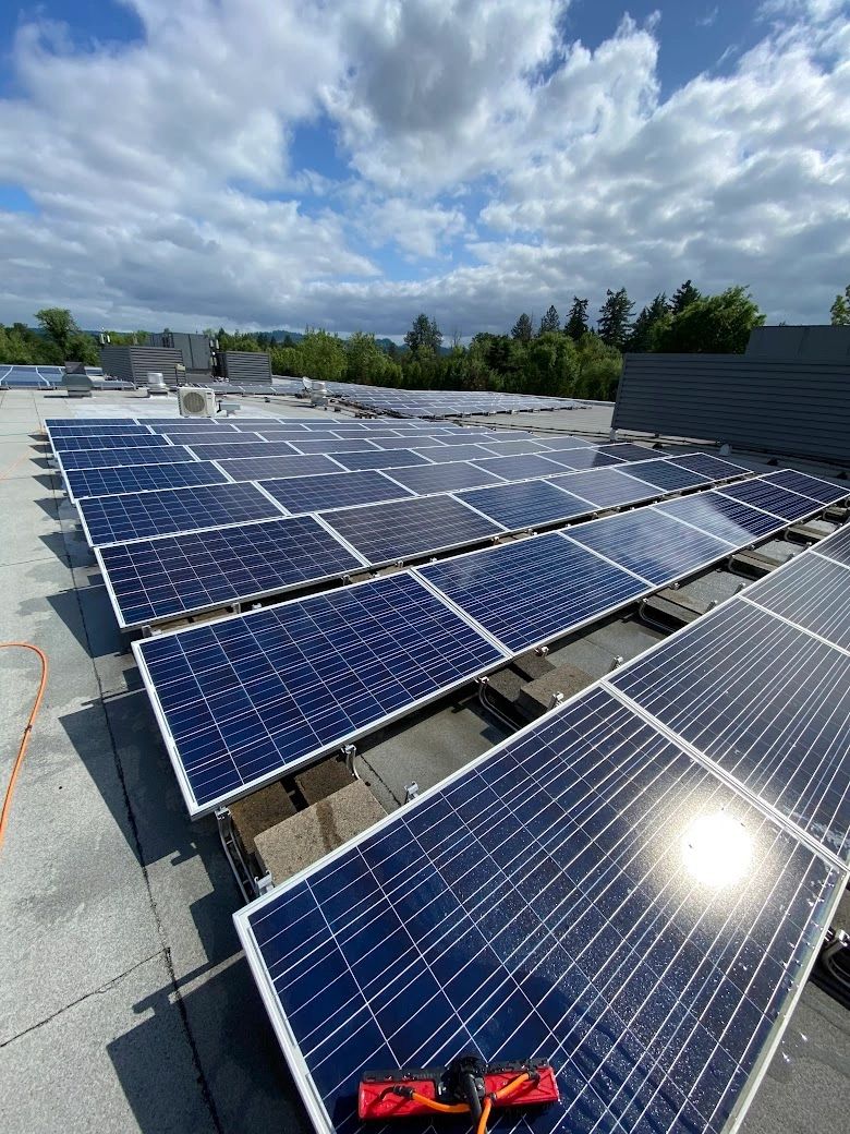 Oregons largest solar panel cleaning company
