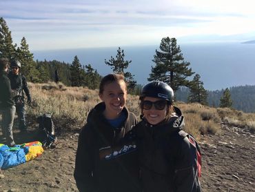 Incredible views when you paraglide over Lake Tahoe!
