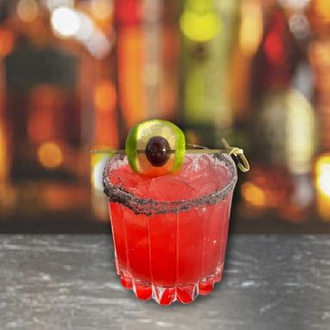 Hearts On Fire
Campo Bravo Repasado Tequila / Black Cherry / Lime / Habanero / Black Lava Salt