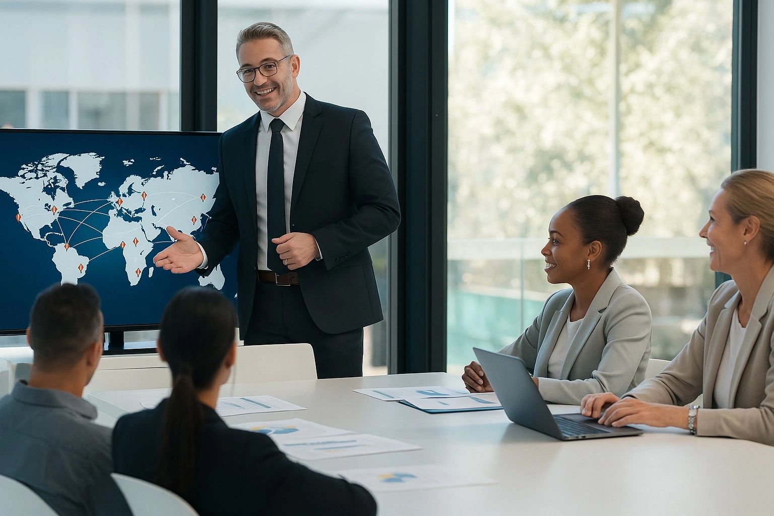 Stack of books next to pencils in a holder and a camera.