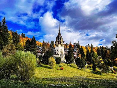Peles Castle in Transylvania, Romania