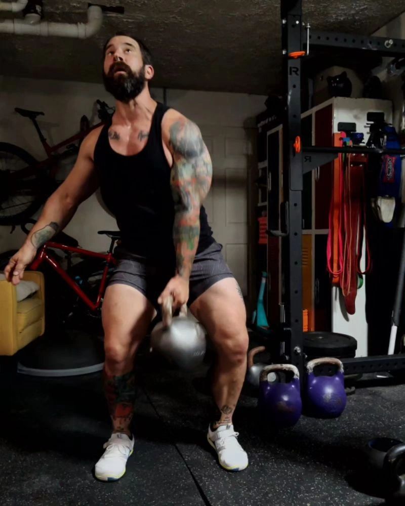 Kettlebell training at home