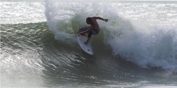 John Casselli surfing Hurricane Sandy in Cocoa Beach.
Surf Lessons Cocoa beach