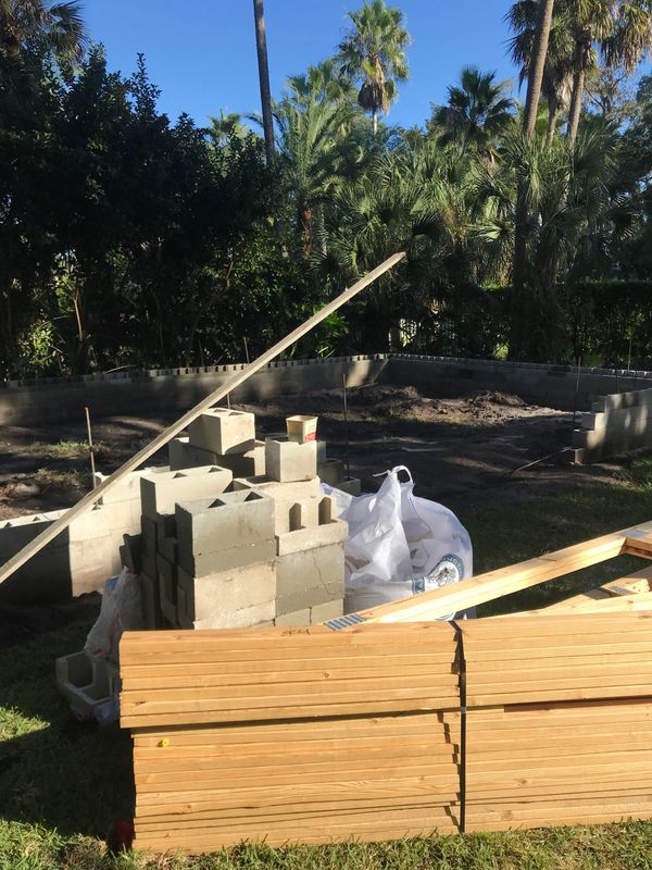 Custom home construction-guest house