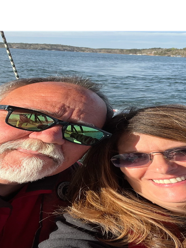 This is me and my husband Terry.
