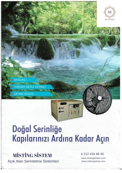 Açık alan serinletme