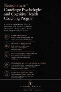 NeuroFitness™ Concierge Psychological and Cognitive Health