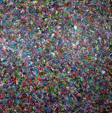 A Symphony of Colours7, acrylic on canvas, 48x48