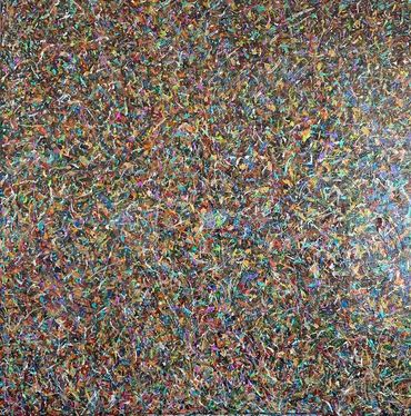 A Symphony of Colours4, acrylic on canvas, 48x48