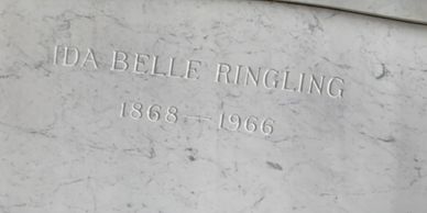 color image of Ida Belle Ringling's tomb