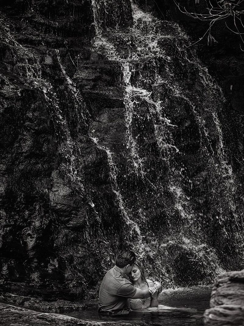 North Carolina sexy waterfall romance photography..