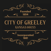 City of Greeley,
Kansas

Founded in 1854
Incorparated 1881