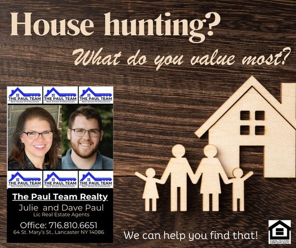 House hunt with Julie L and David Paul of The Paul Team Realty