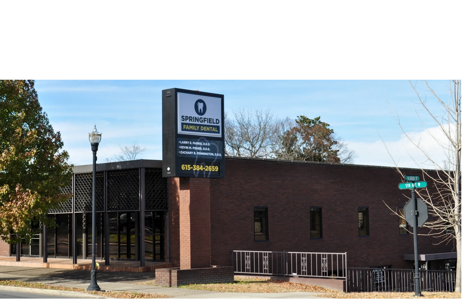 Springfield Family Dental Building, located at the corner of 5th & Locust Avenues