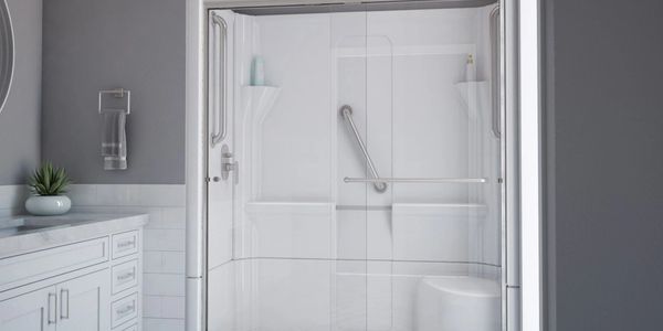 Brushed Nickel with Glass ALCOG-2634