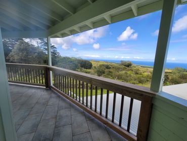 Mingo Project; Tile installed over water proofing, new railing installed and the sun out!