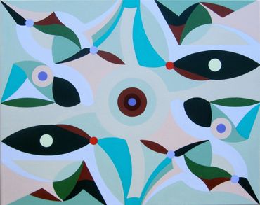 artworks, original painting, geometric art, modern art, abstract art, mjsafran, michael safran