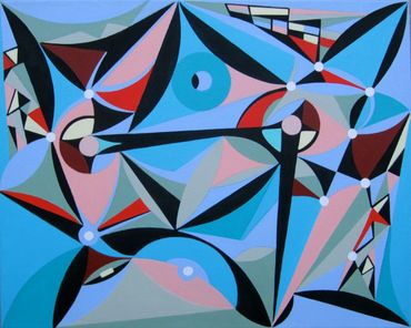 artworks, painting, original painting, geometric art, michael j safran, modern art, mjsaf, mjsafran