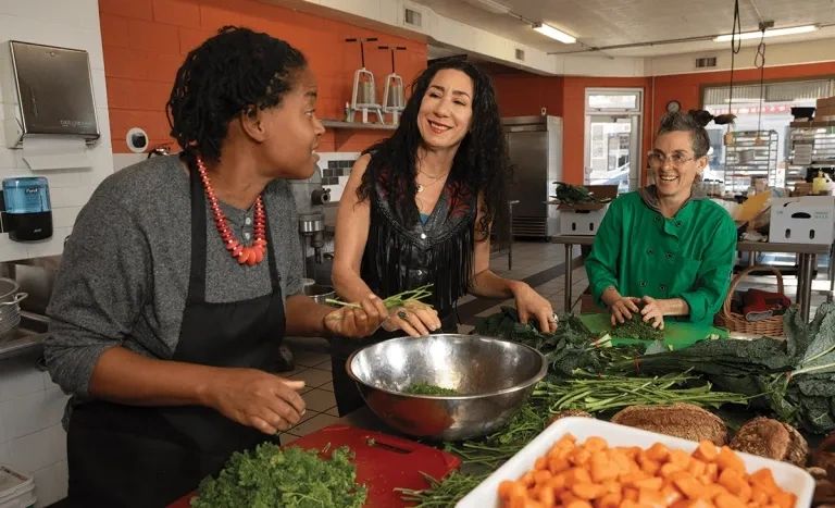 Lauren Evans (left), Valerie Quintana (middle), Cole DePierre (right)