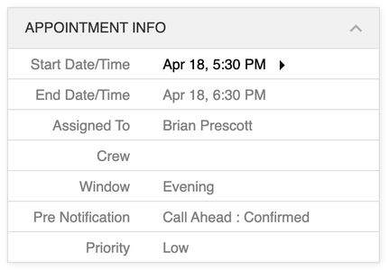 Schedule Quotes and Estimates
