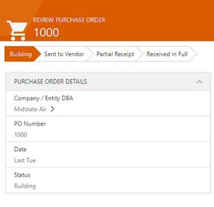 Purchase Order Creation