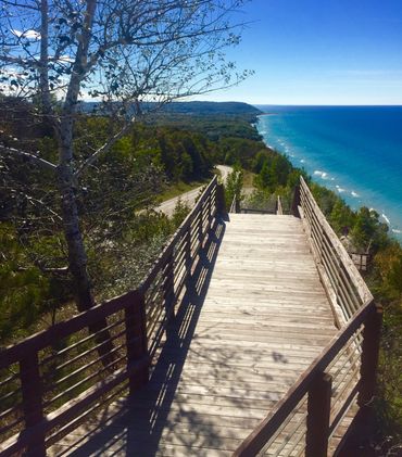 Arcadia Overlook on M22 just 2 miles north