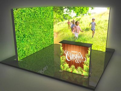 Lowest price 10×10 trade show booth rental Los Angeles