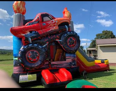 A Bouncy Toy With Monster Truck