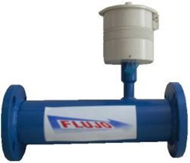 Medidor de flujo digital tipo turbina.