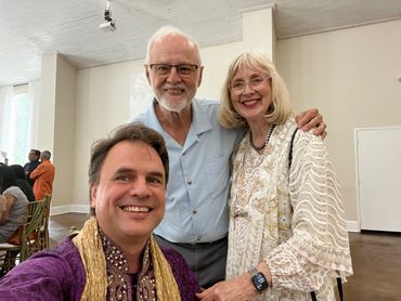 Joan and Kent Bohls with Nathan Price, Joan's nephew who works at NASA