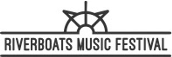 Riverboats Music Festival logo with a nautical wheel.