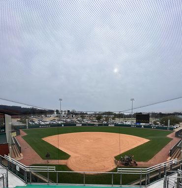 Professional Turfgrass Services laser grading baseball field and ABI force.
