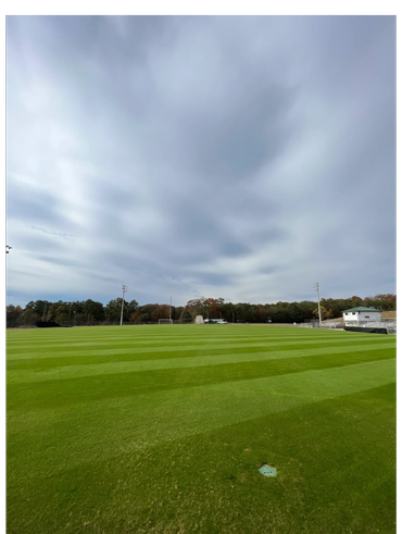 Professional Turfgrass Services overseeding using the Vredo Super Compact.