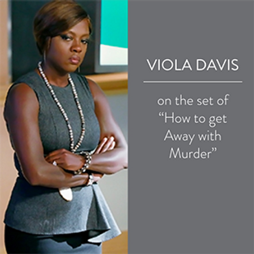 Viola Davis wears Solemates High Heel Protectors on the set of How to Get Away with Murder.