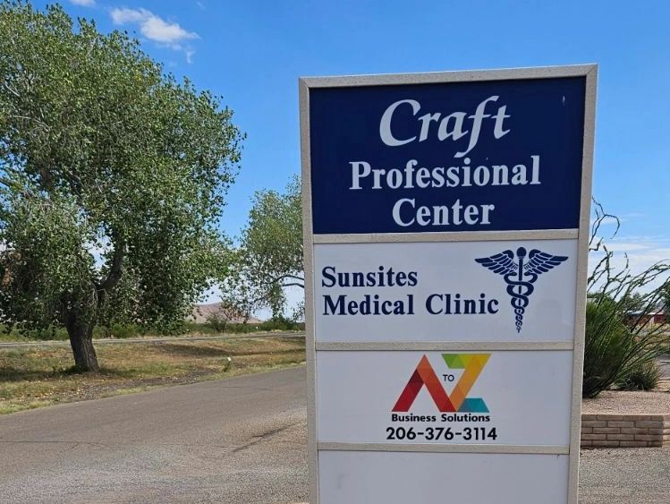 Street sign with A to Z logo