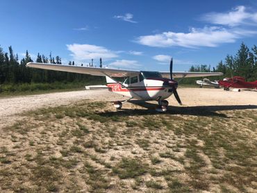 aircraft at CKS8 Midgett Airfield, Crystal Lodge on Cree Lake