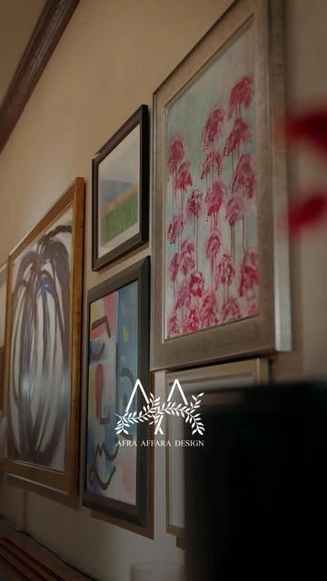 Interior details and framed artwork from a Precise Pictures film.