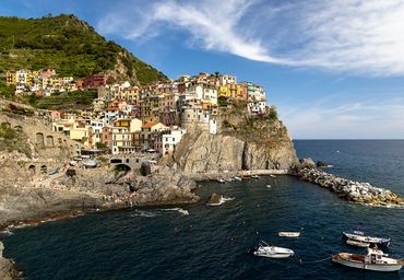 "Manarola"
A seaside view of the village of Manarola.