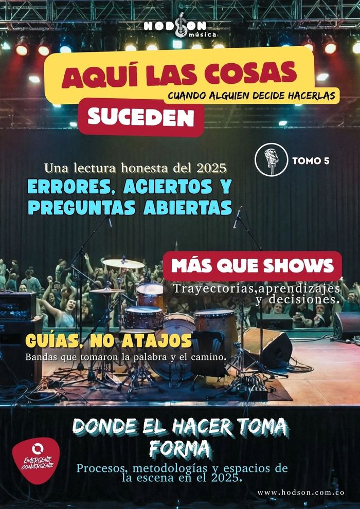 No es una memoria de logros.
Compartimos la Revista de Cierre 2025 de Hodson Música