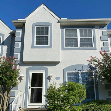 External view of Rehoboth Vacation Rental Townhome in Eagles Landing