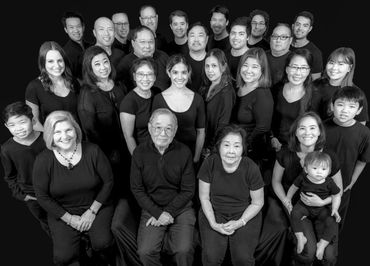 black and portrait photography of a group